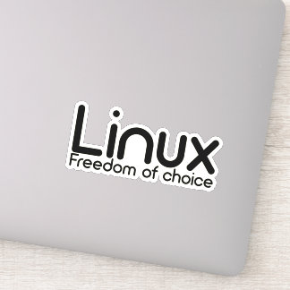 Linux - keuzevrijheid sticker