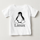 Linux Logo met Tux de Linux Penguin (Voorkant)