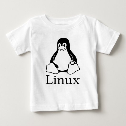 Linux Logo met Tux de Linux Penguin (Voorkant)