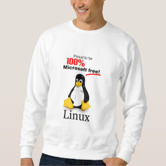 Linux-Mannen-basisversie met lange mouwen - Micros Trui