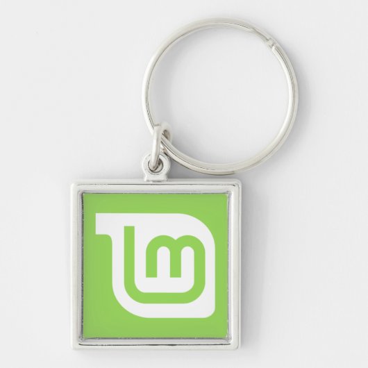 Linux Mint Logo Sleutelhanger (Voorkant)