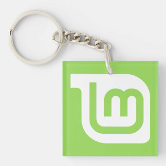 Linux Mint Square Sleutelhanger