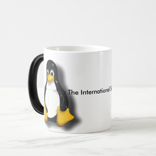 Linux-Mok Magische Mok (Voorkant links)