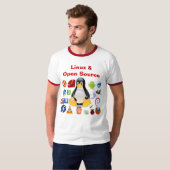 Linux & Open Source T-shirt (Voorkant volledig)