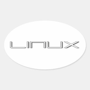 LINUX OVALE STICKER
