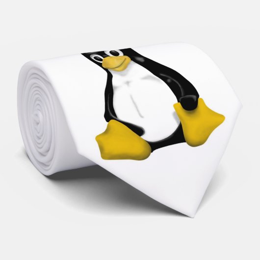 Linux Penguin Stropdas (Opgerold)