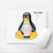linux-pinguïn-tux muismat (Met muis)