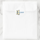 Linux-pinguïns Ronde Sticker (Tas)