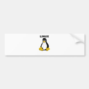 Linux-producten en -Design! Bumpersticker