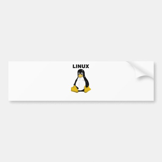 Linux-producten en -Design! Bumpersticker (Voorkant)