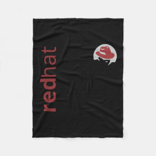 Linux Red Pet Fan T-shirt Tux Penguin Open Source Fleece Deken