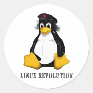 Linux-revolutie Ronde Sticker