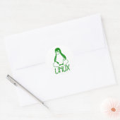 Linux Ronde Sticker (Envelop)