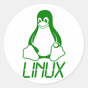 Linux Ronde Sticker
