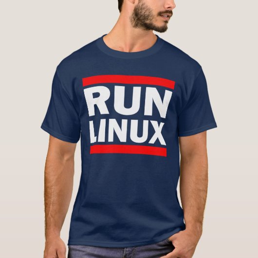 Linux-Shirt uitvoeren - ghorr T-shirt (Voorkant)