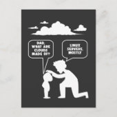 Linux Software Developer Computer Programmer Nerd Briefkaart (Voorkant)