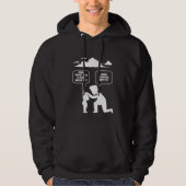 Linux Software Developer Computer Programmer Nerd Hoodie (Voorkant)