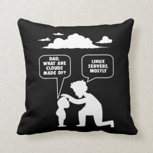 Linux Software Developer Computer Programmer Nerd Kussen