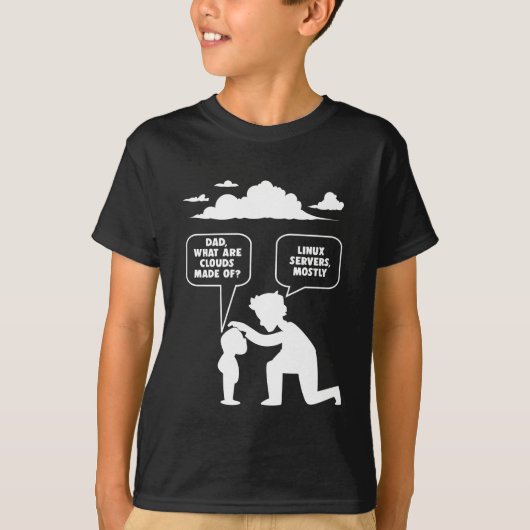 Linux Software Developer Computer Programmer Nerd T-shirt (Voorkant)