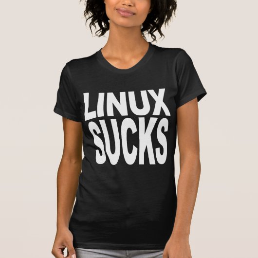 Linux Sucks T-shirt (Voorkant)