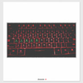 Linux-toetsenbord Sticker (Vel)