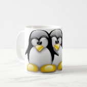 LINUX TUX BROTHERS KOFFIEMOK (Voorkant links)