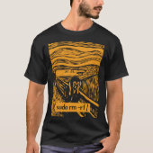 Linux Tux Root Purge Scream Premium T-Shirt (Voorkant)