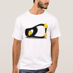 Linux Tux sleeping T-shirt