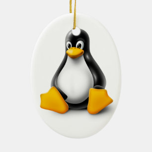Linux Tux the Penguin Keramisch Ornament