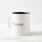 Linux Tweekleurige Koffiemok (Voorkant links)