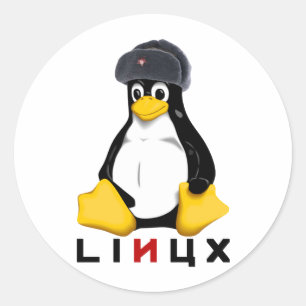 Linux Urss Ronde Sticker
