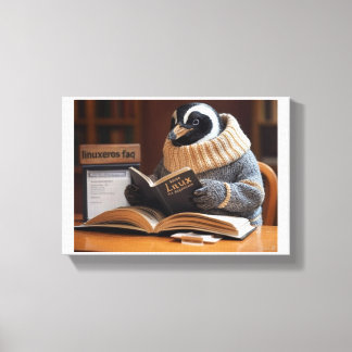 Linuxeros FAQ Canvas Afdruk