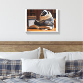 Linuxeros FAQ Canvas Afdruk (Insitu (Slaapkamer))