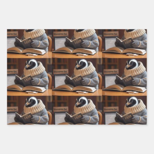 Linuxeros FAQ Inpakpapier Vel (Voorkant)