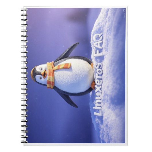 Linuxeros FAQ Notitieboek (Voorkant)