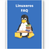 Linuxeros FAQ Sticker (Voorkant)