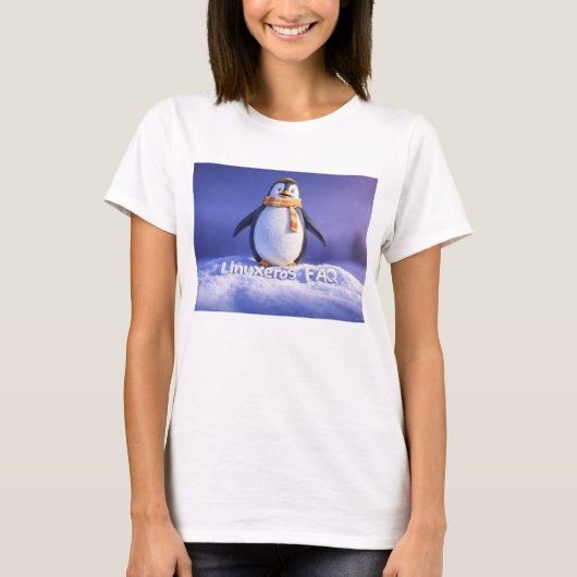 Linuxeros FAQ T-shirt (Voorkant)