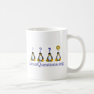 LinuxQues.org Logo Koffiemok