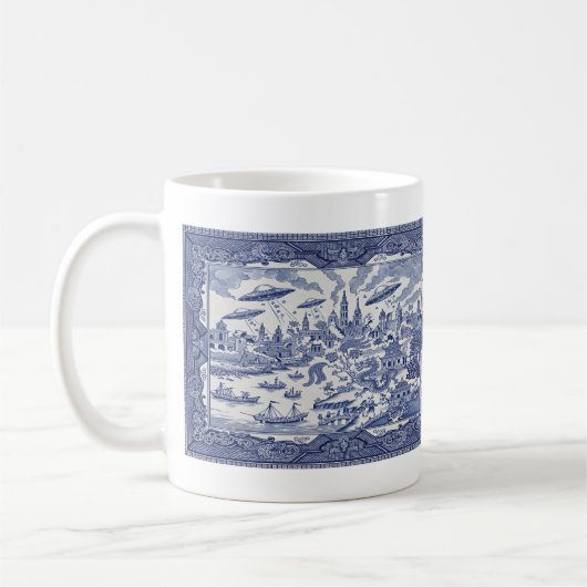 L'invasion de Willow Ridge - Mug Blue Willow (Gauche)