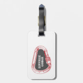 Linville Gorge Climate Carabiner Bagagelabel (Achterkant verticaal)