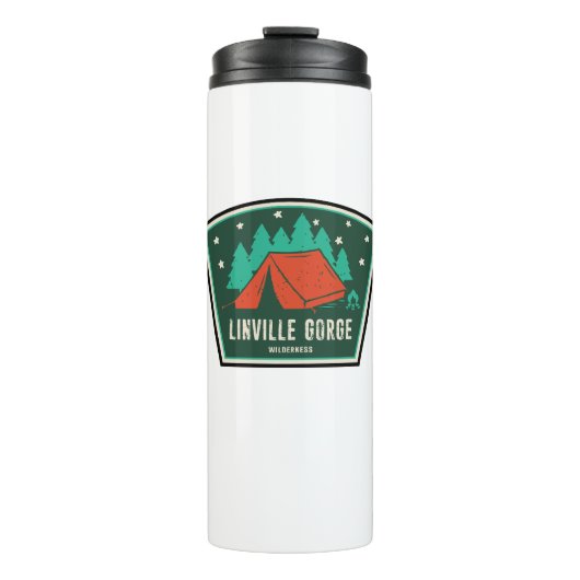 Linville Gorge Wilderness North Carolina Camping Thermosbeker (Voorkant)
