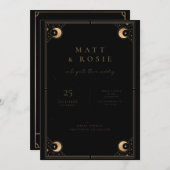 L'Invitation Amoureux, Faire-part de mariage Tarot (Devant / Derrière)