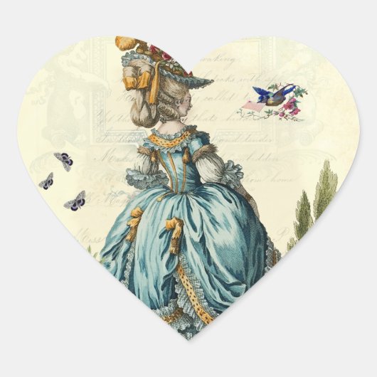 L'Invitation (hart) Hart Sticker (Voorkant)