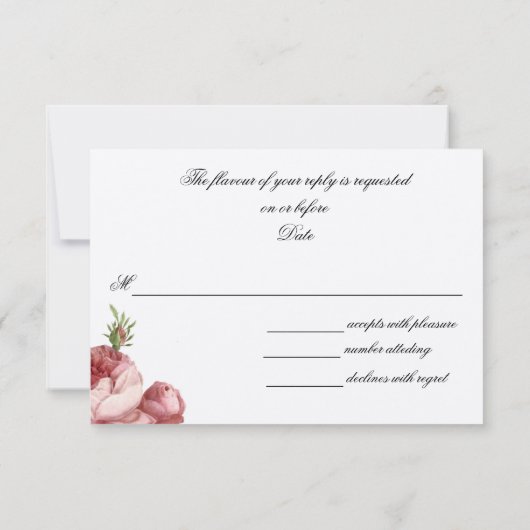 l'invitation rsvp (Dos)