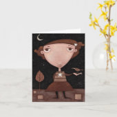 L'invité - carte de note (Fleur jaune)