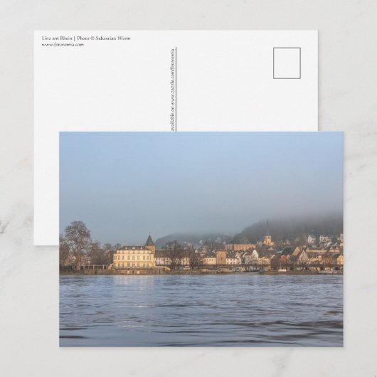 Linz am Rhein Duitsland Briefkaart (Voorkant / Achterkant)