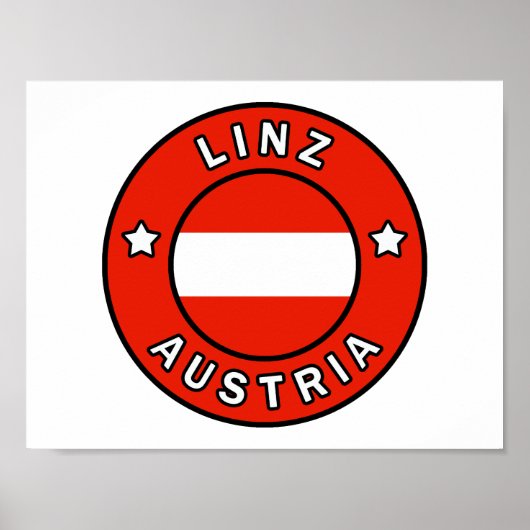 Linz Austria Poster (Voorkant)
