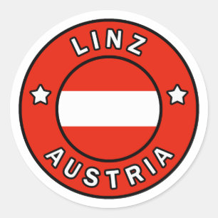 Linz Austria Ronde Sticker