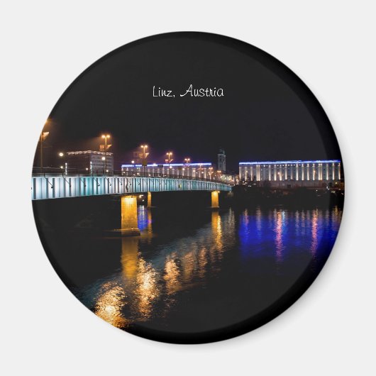 Linz, Oostenrijk Magneet (Voorkant)