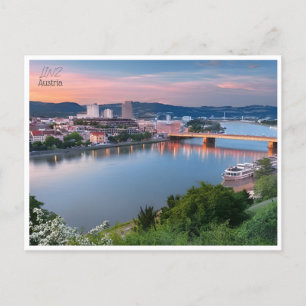  Linz Oostenrijk stad d'Autriche Reizen Briefkaart